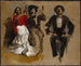 Study for seated figures for El Jale - John Singer Sargent — artwork view