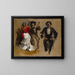 Study for seated figures for El Jale - John Singer Sargent — framed artwork on a wall