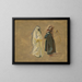 Study of Two Bedouins - John Singer Sargent — framed artwork on a wall