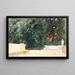 Terraza y jardines - John Singer Sargent — cuadro enmarcado en la pared