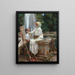La Fontaine Villa Torlonia Frascati Italy - John Singer Sargent — framed artwork on a wall