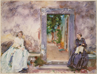 John Singer Sargent - The Garden Wall.webp