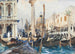 La Piazzetta avec Gondoles - John Singer Sargent — artwork view
