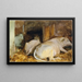 Three Oxen - John Singer Sargent — framed artwork on a wall