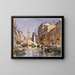 Venetian Canal - John Singer Sargent — framed artwork on a wall