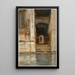 Passage veneciano - John Singer Sargent — cuadro enmarcado en la pared