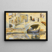 Puente de Venecia con personajes - John Singer Sargent — cuadro enmarcado en la pared
