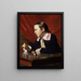 Un niño con una ardilla voladora Henry Pelham - John Singleton Copley — cuadro enmarcado en la pared