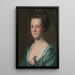 Elizabeth Green Mme Ebenezer Storer II - John Singleton Copley — framed artwork on a wall