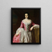 Eunice Dennie Burr - John Singleton Copley — framed artwork on a wall