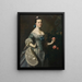 Hannah Loring - John Singleton Copley — cuadro enmarcado en la pared