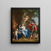 Marte, Venus y Vulcano, La Forja de Vulcano - John Singleton Copley — cuadro enmarcado en la pared
