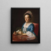 Mme John Winthrop - John Singleton Copley — framed artwork on a wall