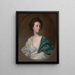 Mme Robert Hyde - John Singleton Copley — cuadro enmarcado en la pared