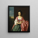 de la Sra. Sylvester Gardiner, nacida Abigail Pickman, anteriormente Sra. William Eppes - John Singleton Copley — cuadro enmarcado en la pared