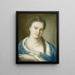 retrato de la Sra. Gawen Brown - John Singleton Copley — cuadro enmarcado en la pared
