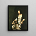 retrato de la Sra. John Stevens, Judith Sargent, más tarde la Sra. John Murray - John Singleton Copley — cuadro enmarcado en la pared