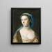 Retrato de la Sra. Joseph Henshaw - John Singleton Copley — cuadro enmarcado en la pared