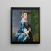 retrato de Sarah Allen, nacida Sargent - John Singleton Copley — cuadro enmarcado en la pared