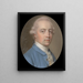 Retrato de un caballero - John Smart — cuadro enmarcado en la pared