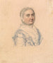 Retrato de una mujer capturada en el acto, mirando hacia la derecha - John Smart — vista de la obra