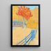 Winter Landscape Painting - John Sten — framed artwork on a wall