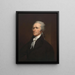 Alexandre Hamilton - John Trumbull — cuadro enmarcado en la pared