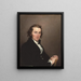 Dr Lemuel Hopkins - John Trumbull — cuadro enmarcado en la pared