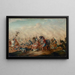 La Muerte de Paulus Aemilius en la batalla de Cannes - John Trumbull — cuadro enmarcado en la pared