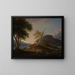 View of the Western Mountain near Hartford - John Trumbull — framed artwork on a wall