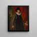 Retrato de Francis Bacon - John Vanderbank — cuadro enmarcado en la pared