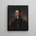 Colonel George Gibbs III - John Vanderlyn — framed artwork on a wall