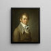 Portrait of the artist - John Vanderlyn — framed artwork on a wall