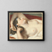 Study for Ariadne Sleeping on the Island of Naxos - John Vanderlyn — framed artwork on a wall