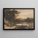 Barnard Castle, condado de Durham - John Varley — cuadro enmarcado en la pared