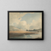 Castillo de Harlech y cruce de Twgwyn - John Varley — cuadro enmarcado en la pared