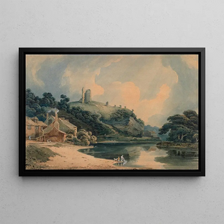 John Varley - Knaresborough on the River Nidd Yorkshire.webp