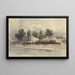 Millbank - John Varley — cuadro enmarcado en la pared