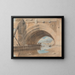 Under the Ouse Bridge swimming - John Varley — framed artwork on a wall