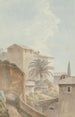 Sobre el monte Palatino - John Warwick Smith — vista de la obra