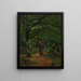 En los bosques de Fontainebleau Bosque de Fontainebleau - John Washington Love — cuadro enmarcado en la pared