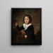 Niño con aros - John Watson Gordon — cuadro enmarcado en la pared