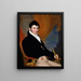 Portrait of Salomon Isaacs - John Wesley Jarvis — framed artwork on a wall