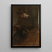 A Worker - John White Alexander — framed artwork on a wall