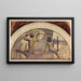 Fresque Hiéroglyphes Égyptiens dans la Série Évolution du Livre - John White Alexander — framed artwork on a wall