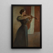 Retrato de Kathleen Cowan - John White Alexander — cuadro enmarcado en la pared