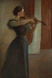 Retrato de Kathleen Cowan - John White Alexander — vista de la obra