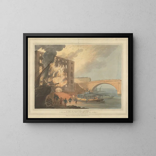 John William Edye - A View of Albion Mill on Fire.webp