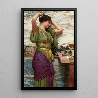 John William Godward - A Fair Reflection.webp