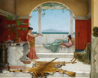 John William Godward - The Sweet Siesta Of A Summer Day.webp